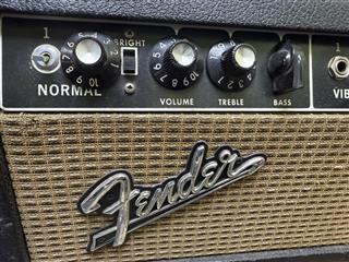 1965 Fender Showman Blackface Tube Amp Head Model AB763 Vintage